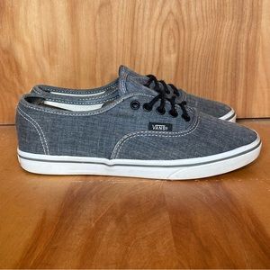 Womens 5.5 Vans Off The Wall Low Shoes Denim Blue Gray SEF0800